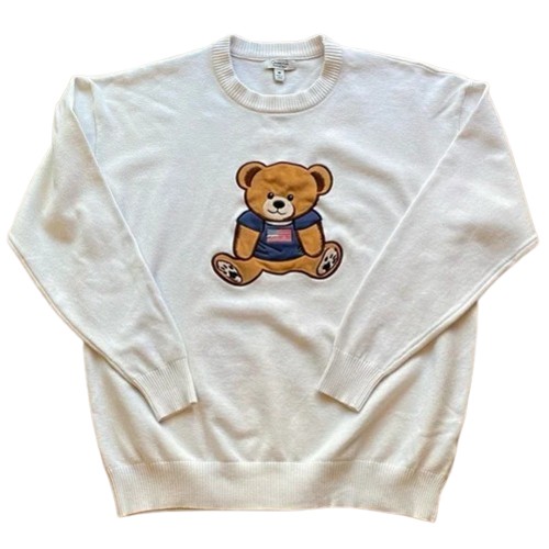 Orange-Kiss-Teddy-Bear-Sweater